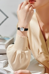 Combo Đồng Hồ Nữ JA-1475C Julius + Dây Mesh + Dây Chuyền ESME ES482