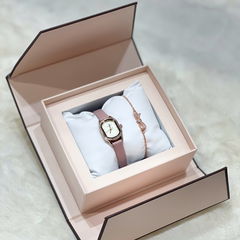 Combo Đồng Hồ Nữ JA-1112C + Lắc Tay ESME ES214