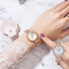 Đồng Hồ Nữ JS-041 Kính Sapphire Julius Star Hàn Quốc Dây Thép (3 Màu)