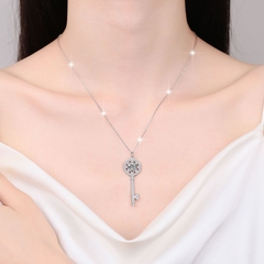 Dây chuyền Moissanite Cao Cấp ES446-HK015