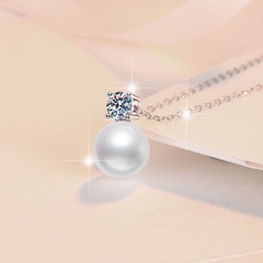 Dây chuyền Moissanite Cao Cấp  ESME ES451-ZZHK004