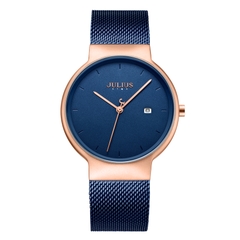 Đồng Hồ Nam JS-009M Julius Hàn Quốc Dây Thép (4 Màu)