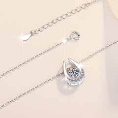 Dây chuyền Moissanite Cao Cấp ES445-HK049