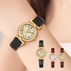 Đồng Hồ Nữ JA-1529 Julius Hàn Quốc Dây Da (3 Màu)