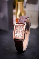 Đồng Hồ Nữ JA-1338C Julius Hàn Quốc Da (Nâu)
