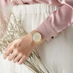 Đồng Hồ Nữ JS-043 Kính Sapphire Julius Hàn Quốc Dây Thép (2 Màu)