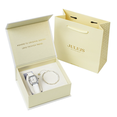 Combo Quà Tặng Đồng Hồ Nữ Julius JA-1590A + ES588
