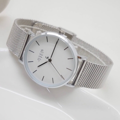 Đồng Hồ Unisex JA-1164MA Julius Hàn Quốc Dây Thép (Bạc)