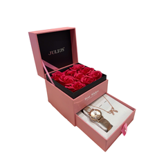 Combo Quà Tặng Đồng Hồ Nữ Julius JA-732C + Dây Chuyền ESME ES214A