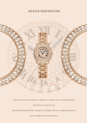 Đồng Hồ Nữ ABORNI YBN-8858 ( 2 MÀU )