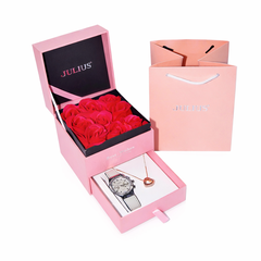 Combo  Đồng Hồ Nữ JA-1490B + Dây Chuyền  ESME ES482