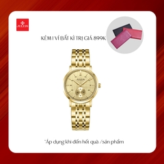 Đồng Hồ Nam JS-061M Julius Hàn Quốc Dây Thép (Vàng)