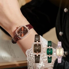 Đồng Hồ Julius JA-1428 Hàn Quốc Dây Da (3 màu)