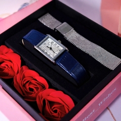 Combo Đồng Hồ Nữ JA-1494LA + Dây Mesh + Dây Chuyền ESME ES482