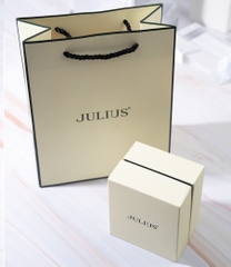 Đồng Hồ Nữ JA-941E Julius Hàn Quốc Dây Da (Nâu)