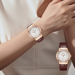 Đồng Hồ Nữ JA-1395D Julius Hàn Quốc (Nâu)