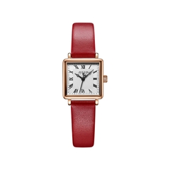 Đồng Hồ Nữ JS-031 Julius Star Kính Sapphire Hàn Quốc dây da (2 Màu)