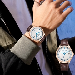 Đồng Hồ Nam JA-1328M Julius Hàn Quốc Dây Da (2 Màu)