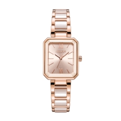 Đồng Hồ Nữ JA-1273 Julius Hàn Quốc Dây Đá ceramic (4 Màu)