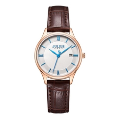 Đồng Hồ Nữ JA-1328L Julius Hàn Quốc Dây Da (3 Màu)