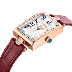 Đồng Hồ Nữ JA-1525 Julius Hàn Quốc Dây Da (3 Màu)