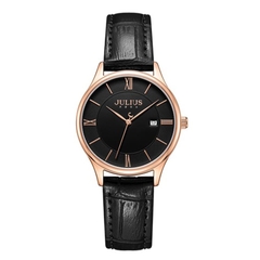 Đồng Hồ Nữ JA-1328L Julius Hàn Quốc Dây Da (3 Màu)