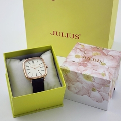 Đồng Hồ Nam Julius JA-1418MB Hàn Quốc Dây Da