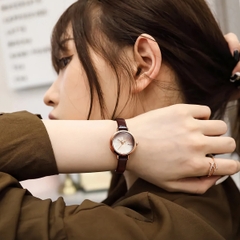 Combo Quà Tặng Đồng Hồ Nữ JA-979E Kèm Dây Mesh + Lắc Tay JSB078