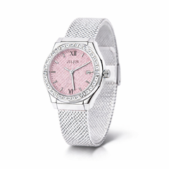 Combo  Đồng Hồ Nữ  Julius JA-1395E + Dây Mesh + Dây Chuyền ESME ES482