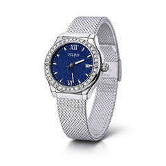 Combo Đồng Hồ Nữ  Julius JA-1395G +Dây Mesh + Dây Chuyển ESME ES482