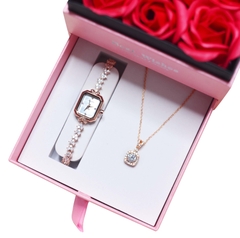 Combo Quà Tặng Đồng Hồ Nữ JA-1437 + ESME ES162