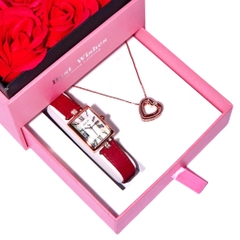 Combo Đồng Hồ Nữ JA-1525B Julius  + Dây Chuyển ESME ES482