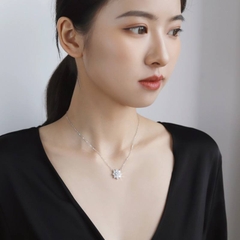 Dây chuyền Moissanite Cao Cấp ES442AS-HK001