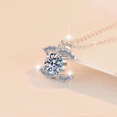 Dây chuyền Moissanite Cao Cấp ES443AS-HK0115