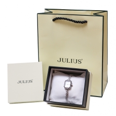 Đồng Hồ Nữ JA-1437 Julius Hàn Quốc  Dây Thép (4 Màu)