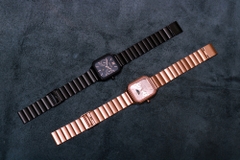 Đồng Hồ Nữ JA-1467H Julius Hàn Quốc Dây Thép (Đen)