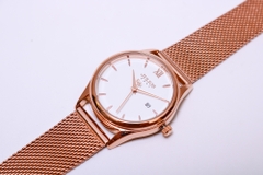 Combo Quà Tặng Đồng Hồ Nữ JA-1309LC Kèm Dây Mesh + Lắc Tay JSP078