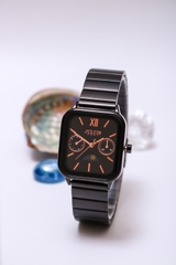 Đồng Hồ Nữ JA-1467H Julius Hàn Quốc Dây Thép (Đen)