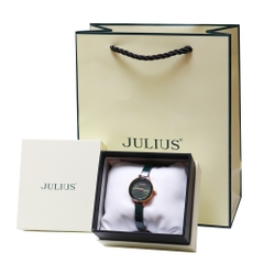 Đồng Hồ Nữ JA-1348C Julius Hàn Quốc (Xanh)
