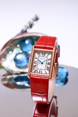 Đồng Hồ Nữ JA-1333B Julius Hàn Quốc Dây Da (Đỏ)
