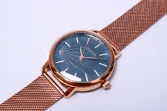 Đồng Hồ Nữ JA-888D1 Julius Hàn Quốc Dây Thép (Đồng Mặt Xanh)