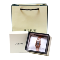 Đồng Hồ Nữ JS-060C Julius Hàn Quốc Kính Sapphire(Đen)
