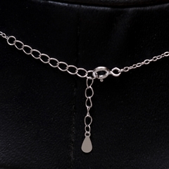 Dây Chuyền ESME ES159KC Kim Cương Đá Moissanite Bạc 925 Xi Kim 5 lớp