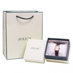 Đồng Hồ Nữ JA-1338C Julius Hàn Quốc Da (Nâu)