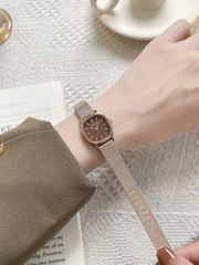 Đồng Hồ Nữ JA-1538 Julius Hàn Quốc Dây Thép (4 Màu)