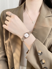 Đồng Hồ Nữ JA-1538 Julius Hàn Quốc Dây Thép (4 Màu)