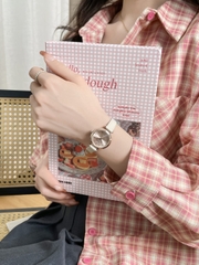 Đồng Hồ Nữ JA-1539 Julius Hàn Quốc Dây Da (4 Màu)