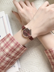 Đồng Hồ Nữ JA-1539 Julius Hàn Quốc Dây Da (4 Màu)