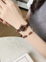 Đồng Hồ Nữ JA-1539 Julius Hàn Quốc Dây Da (4 Màu)