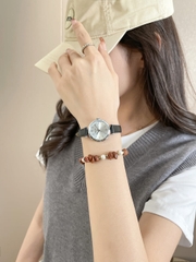 Đồng Hồ Nữ JA-1539 Julius Hàn Quốc Dây Da (4 Màu)